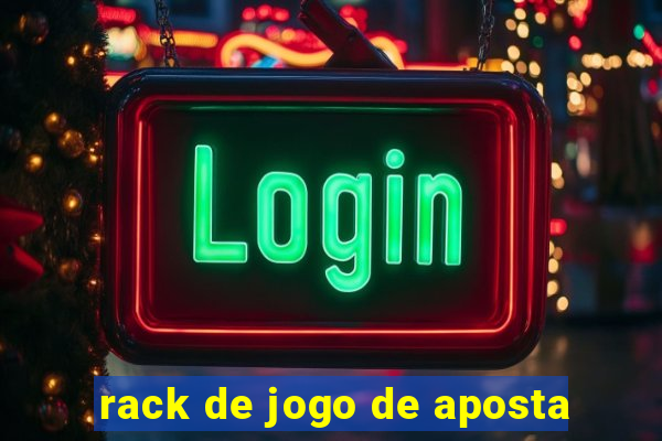 rack de jogo de aposta